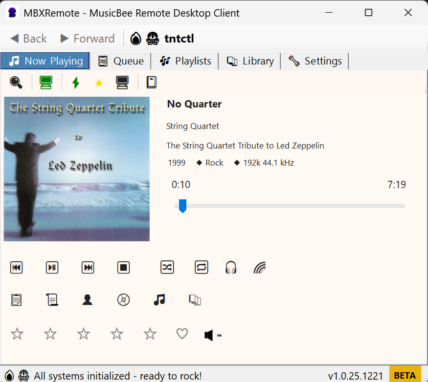 Now Playing with Tabbed Interface