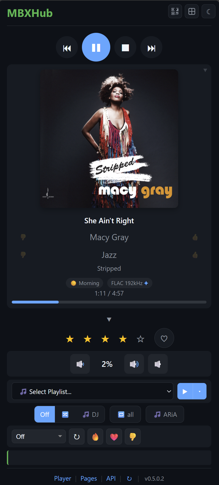 MBXHub Dashboard - Dark Theme