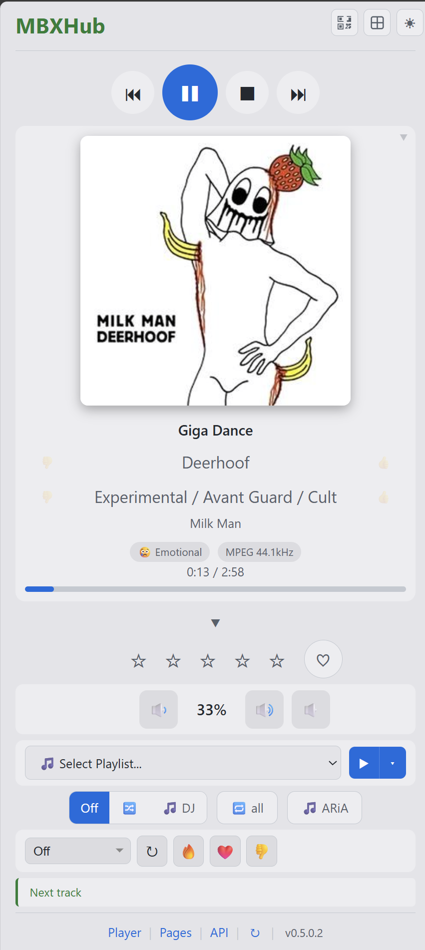 MBXHub Dashboard - Light Theme
