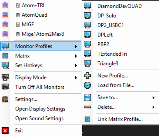 TMRemote Monitor Profiles