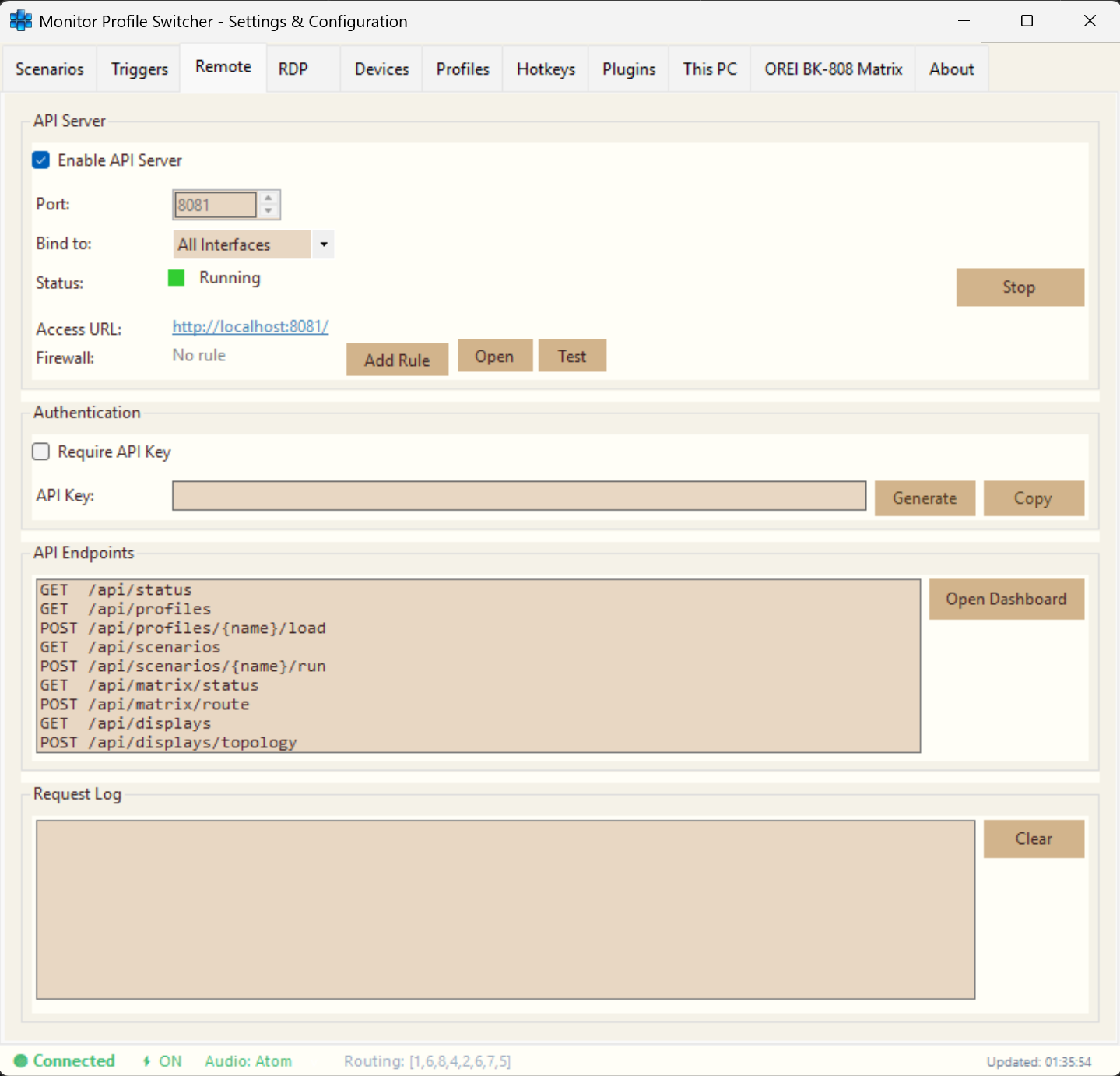 TMRemote REST API Server