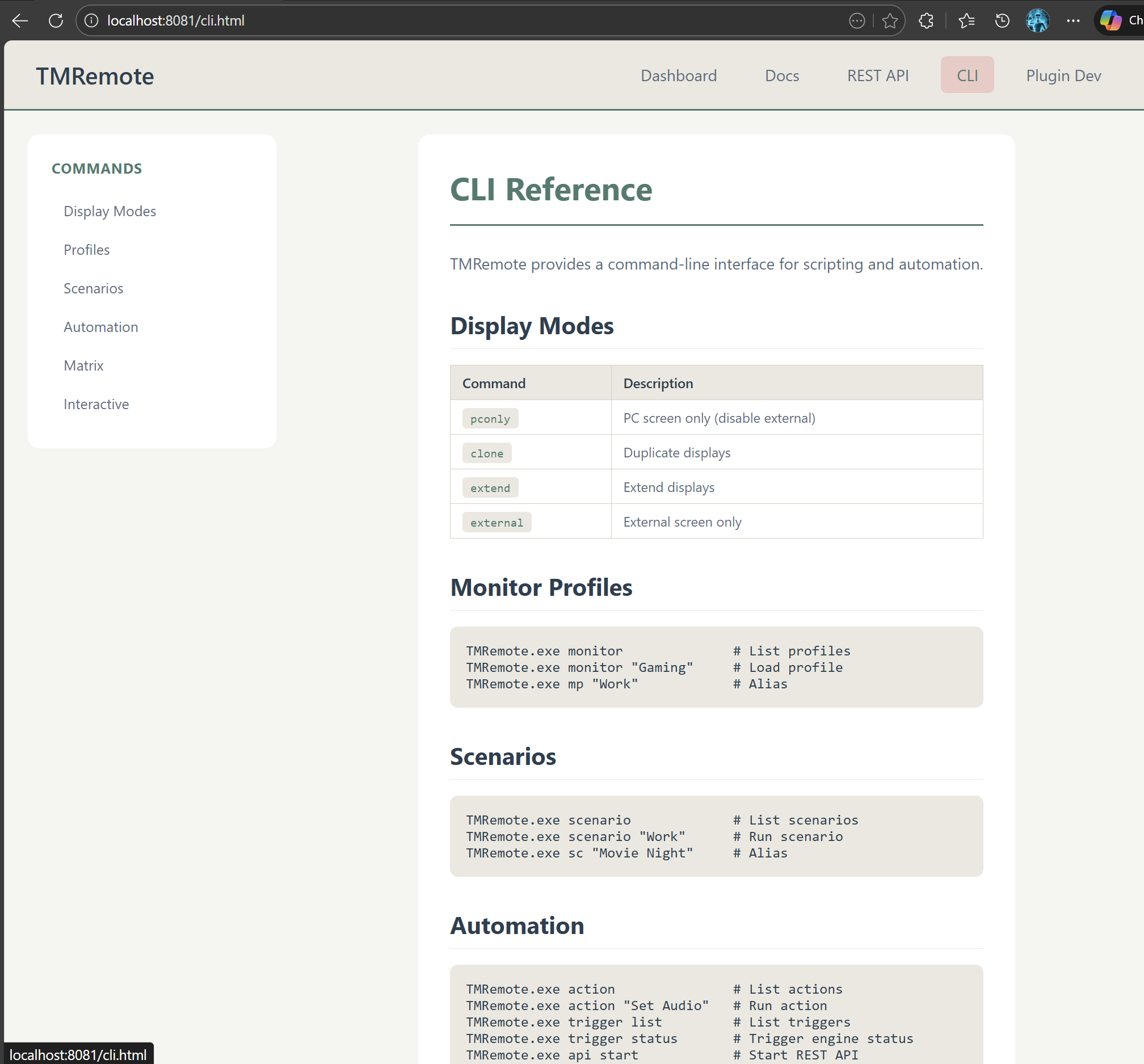 TMRemote Documentation 3